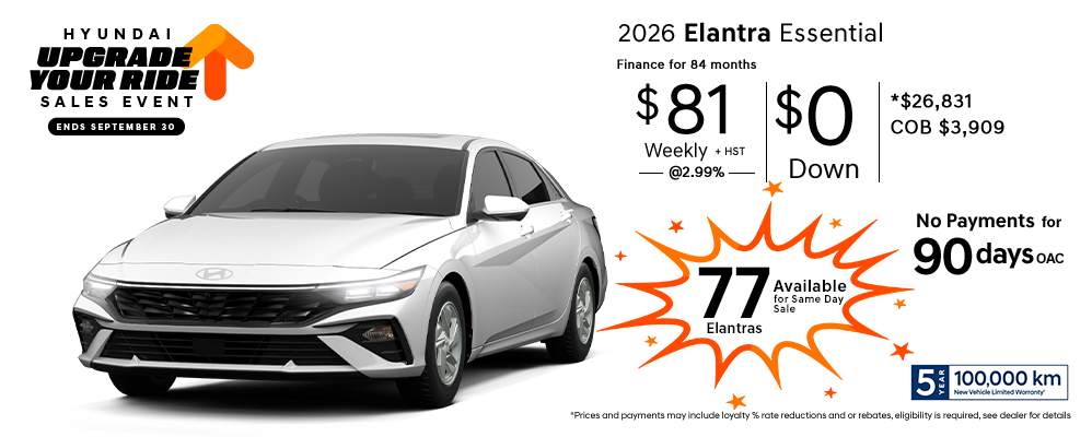 2026-Elantra - Upgrade Your Ride Sales Event 